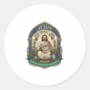 Jesus Zaadpakket Label Jezus Zaadpakket Christelij