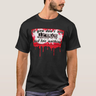 Jesus Zonde #5 echte Metalhead Ketterij Moshpit Me T-shirt