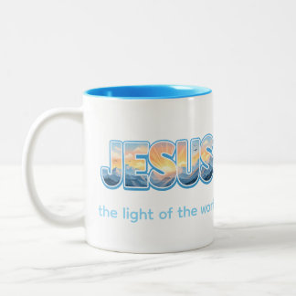 Jesus Zonsopgang Tweekleurige Koffiemok