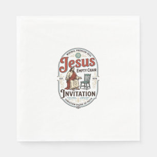 Jesusbijeenkomst lege stoel uitnodiging Jesus lege Servet