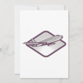 Jet Airplane Kaart (Voorkant)