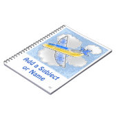 Jet Airplane Notitieboek (Linkerzijde)