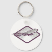 Jet Airplane Sleutelhanger (Voorkant)