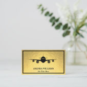 Jet Airplane Visitekaartje (Staand voorkant)
