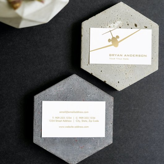 Jet Airplane Visitekaartje