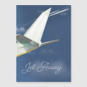 Jet Away reisposter. (Voorkant)