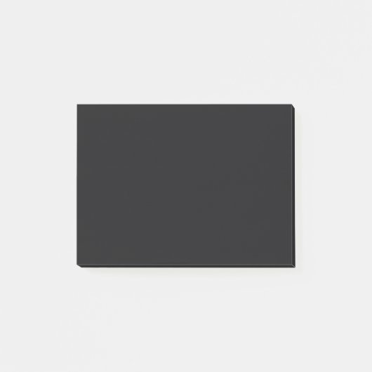 Jet Black Solid Color Post-it® Notes (Voorkant)