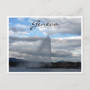 jet d'eau geneva briefkaart