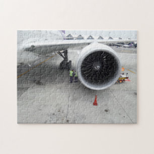 Jet Engine Fotopuzzel met cadeaudoos Legpuzzel