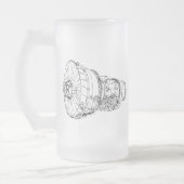 Jet-engine Matglas Bierpul (Links)