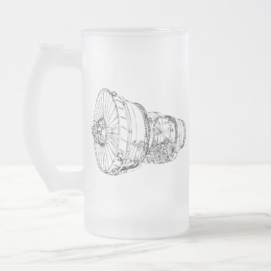 Jet-engine Matglas Bierpul (Links)
