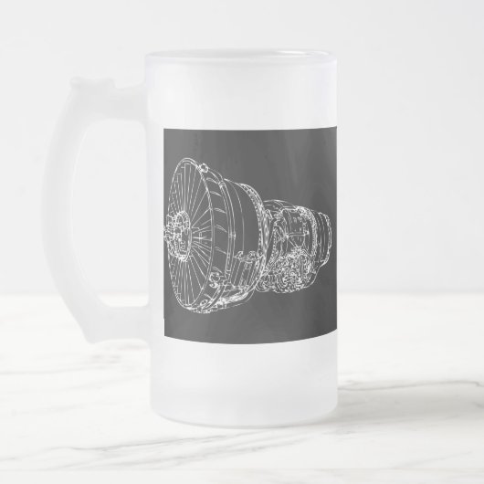 Jet-engine Matglas Bierpul (Links)