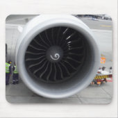 Jet Engine Mousepad Muismat (Voorkant)