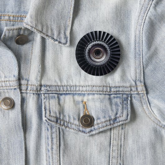 Jet Engine Ronde Button 5,7 Cm (In situ)