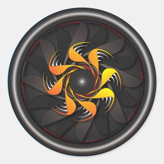 Jet Engine Sticker (Voorkant)