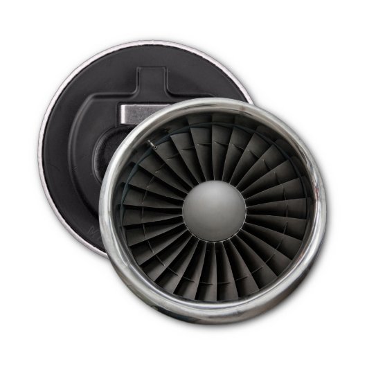 Jet Engine Turbine Fan Button Flesopener (Voorkant)