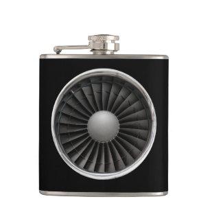 Jet Engine Turbine Fan Heupfles