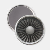 Jet Engine Turbine Fan Magneet (Voorkant / Achterkant)