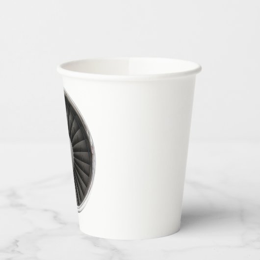 Jet Engine Turbine Fan Papieren Bekers (Links)