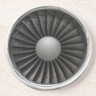 Jet Engine Turbine Fan Zandsteen Onderzetter