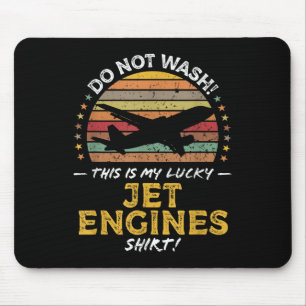 Jet Engines Grappig Vliegtuig Quote Graphic Muismat