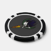 Jet fantôme jetons de poker (Simple)