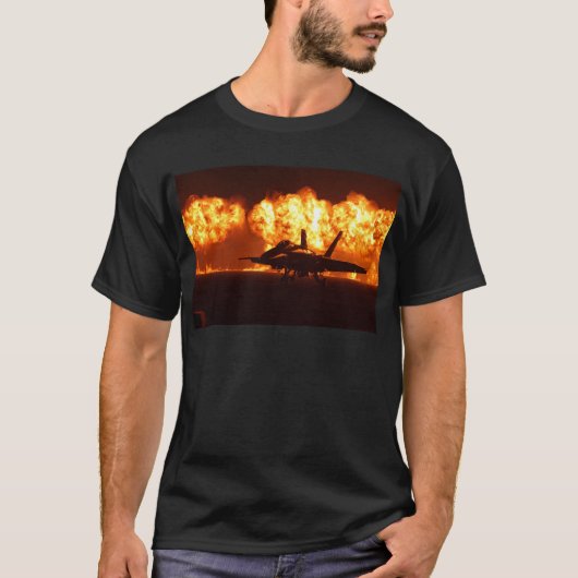 Jet Fighter Flames T-shirt (Voorkant)