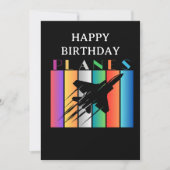 Jet Fighter Vliegtuigen Fun Aviation Verjaardag (Voorkant)