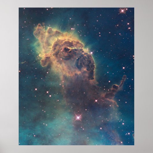 Jet in Carina Nebula Poster (Voorkant)