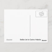 Jet in Carina-nevel ansichtkaart Briefkaart (Achterkant)