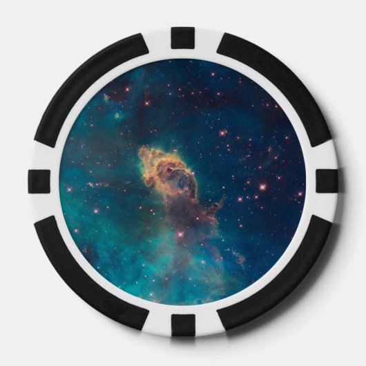 Jet in Carina- WFC3 UVIS volledig veld Poker Chips (Voorkant)