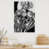 Jet Latex™/Gekleed tot Thrill Poster (Keuken)