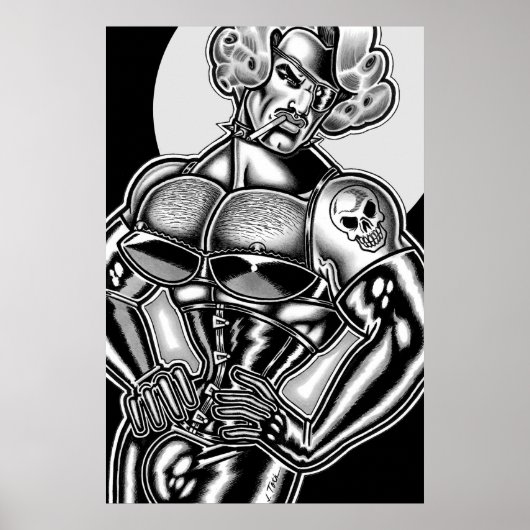 Jet Latex™/Gekleed tot Thrill Poster (Voorkant)