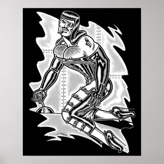 Jet Latex™/ruimteschip Poster (Voorkant)