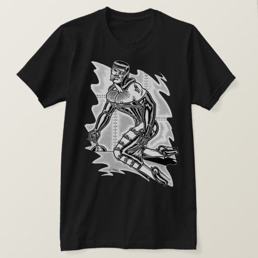 Jet Latex™/ruimteschip T-shirt (Design voorkant)