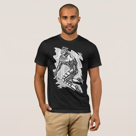 Jet Latex™/ruimteschip T-shirt (Voorkant volledig)