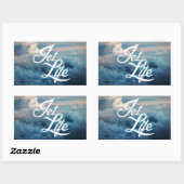 Jet Life Rechthoekige Sticker (Vel)