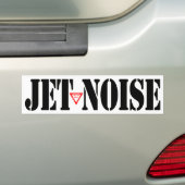 Jet Noise Bumpersticker (Op auto)