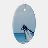 Jet Pack Blasting off Keramisch Ornament (Rechts)