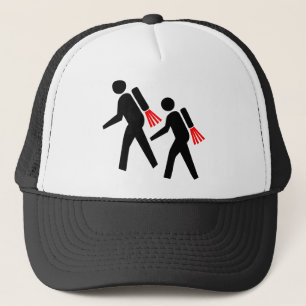 Jet Pack Hikers of the Future Trucker Pet