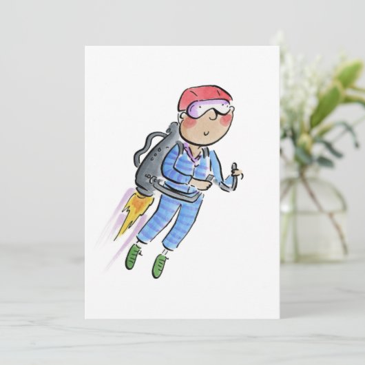 Jet Pack Kaart (Staand voorkant)