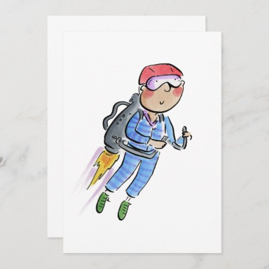 Jet Pack Kaart (Voorkant / Achterkant)