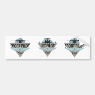 Jet Pilot Club Bumpersticker