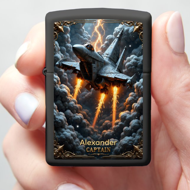 Jet Pilot's Lightning Strike Keepsake Gift (In Hand)