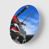 Jet Plane Vliegtuig Pilot Destiny Gefeliciteerd Ronde Klok (Hoek)