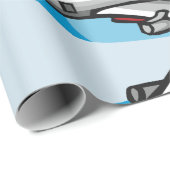 Jet Plane Wrapping Paper Cadeaupapier (Rol Hoek)