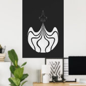 Jet Poster - zwart-wit (Thuiskantoor)