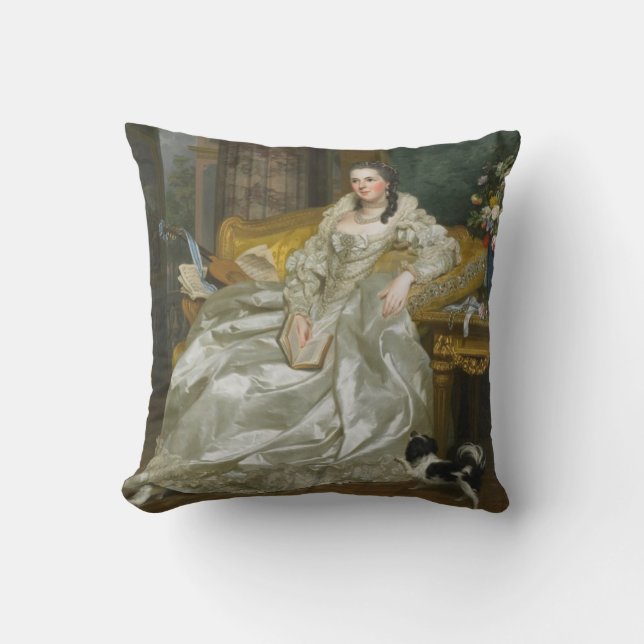 Jet royal de coussin de portraits (Recto)
