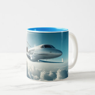 Jet-set brouwsel: Verhoog uw koffie-ervaring Tweekleurige Koffiemok