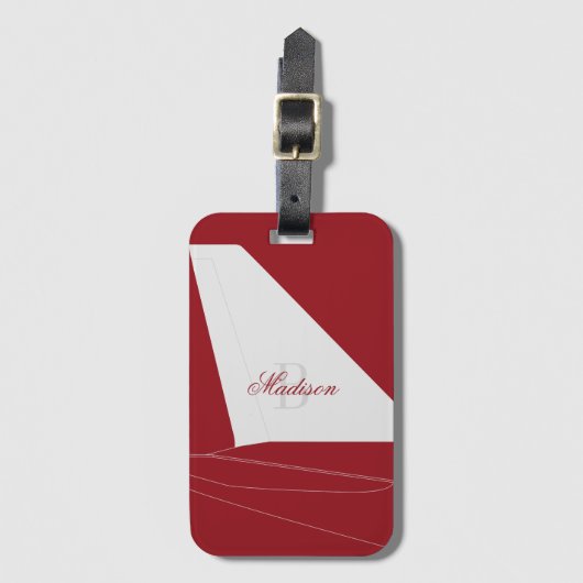 jet-setter bagagelabel (Voorkant (verticaal))